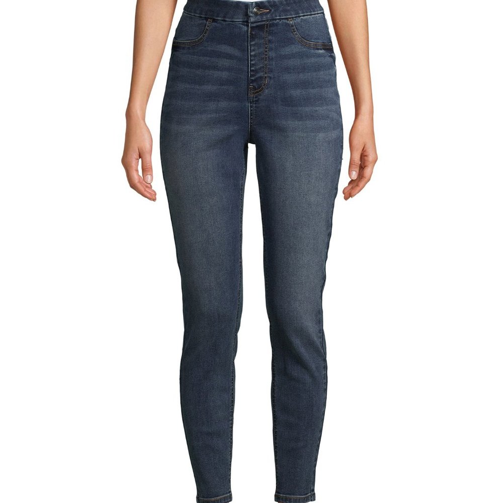 NOBO Juniors' Curvy Super High Rise  Jeggings